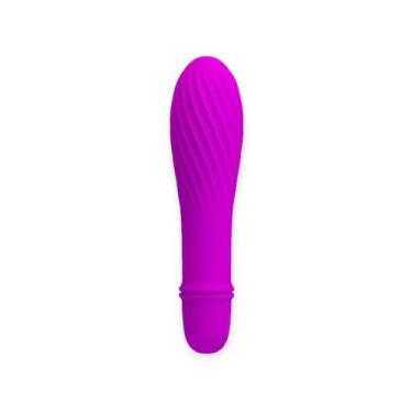 Imagem de Mini Vibrador com 10 Modos de Vibração Solomon Roxo Pretty Love, Roxo