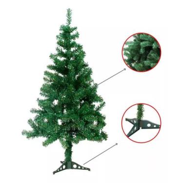 Imagem de Árvore De Natal Pinheiro Luxo Cheia 90cm 100 Galhos - Kokuyo