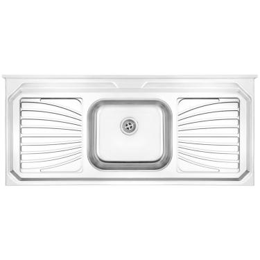 Imagem de Pia De Inox 1,50 X 0,53 Escorredor