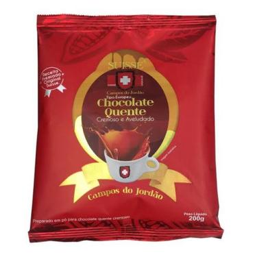 Imagem de Kit com 6 pacotes de Chocolate Cremoso em Pó Estilo Europeu Suisse Cho