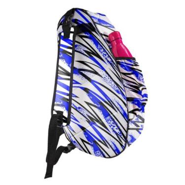 Imagem de Raqueteira de Beach Tennis BT112 Branca e Azul - Teisen - Teisen Gun