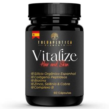 Imagem de Vitalize Silício Orgânico Espanhol Hair &amp Skin 60 Cáps Therapeutica