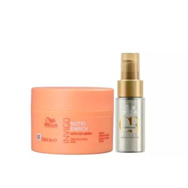 Imagem de Kit Máscara Nutri Enrich 150ml e Óleo Oil Reflections Light 30ml - Wel