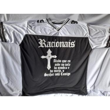 Imagem de Racionais  - camisa    modelo2 - RR, Preto, Branco, G