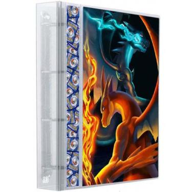 Imagem de Pasta Fichário Álbum Cristal Cartas Cards Pokémon Com 30 Folhas 9 Bols