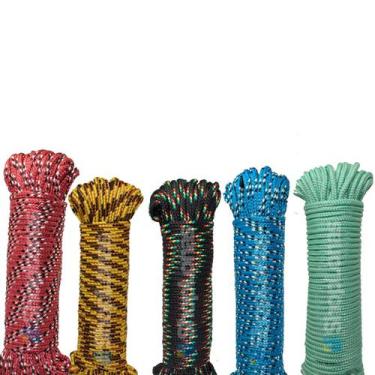 Imagem de Corda Seda Trançada PET Multicores Meada 8mm com 30m - Arteplas