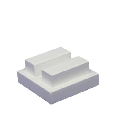 Imagem de Expositor de Bijuterias Porta Anel - Madeira Mdf Branco Laqueado - J&F