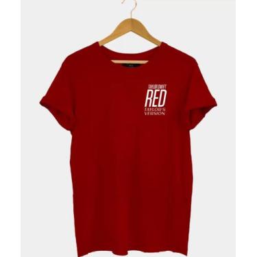 Imagem de Camisa Masculina Taylor Swift Red Taylors Version - SEMPRENALUTA, Vinh