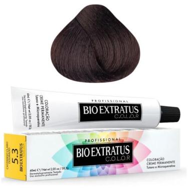 Imagem de Coloração Creme Bio Extratus 5.3 Castanho Claro Dourado