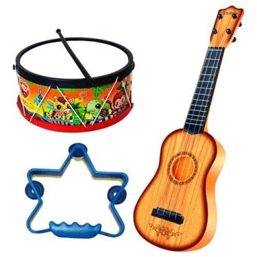 Imagem de Mini Violão Infantil Brinquedo Musical Violinha Realista - Grupo Diamo