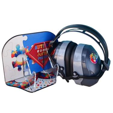 Imagem de Suporte Infinity 26 DB com Abafador de Ruidos cinza de 26 DB para Autistas