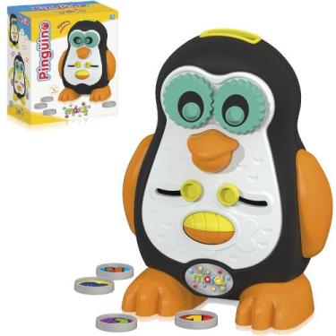 Imagem de Brinquedo Educativo Pinguim Didático Interativo e Divertido Maral