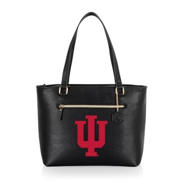 Imagem de PICNIC TIME NCAA Indiana Hoosiers Uptown Cooler sacola, lancheira isolada, bolsa de praia elegante refrigerador macio, (preto)