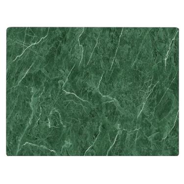Imagem de Tábua de corte de vidro de cozinha mármore verde presente decorativo oceano pedra de granito marmorizado presente para sua mãe esposa (mármore verde)