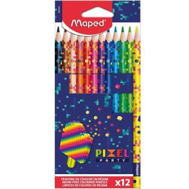 Imagem de Lapis de cor pixel party 12 cores   862204 - MAPED