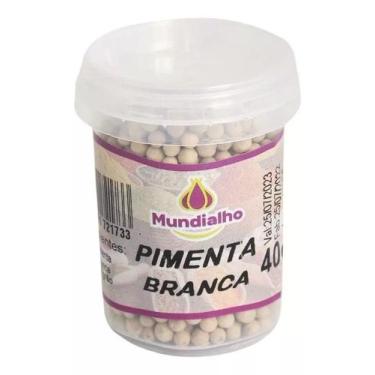 Imagem de Pimenta Branca Grão Pote Mundialho 40g