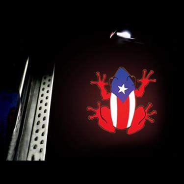 Imagem de Projetor com logotipo de luz de porta de carro, 2 peças, sem fio, Boriua, ajuste universal para a maioria dos carros/caminhões/SUVs, acessórios de carro Boriua