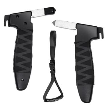 Imagem de Gatnetly 2 unidades de assistência de alça de carro para idosos, alça de suporte de veículo portátil de bengala automotiva - alça de carro multifuncional 3 em 1 para idosos e deficientes, alça de alça