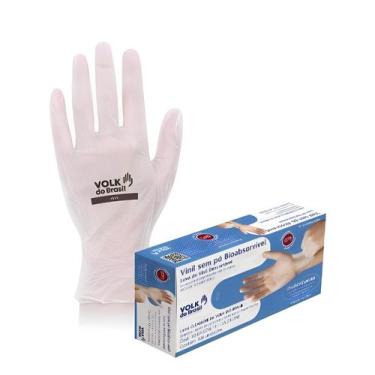 Imagem de Luva Vinil MEDICAL S/ Amido (100 Unidades) Descartável - TAM: EG/10 - 