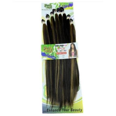 Imagem de Cabelo 100% Orgânico estilo Lisa 70cm 300g 8 Telas - GM Hair, SP4-27
