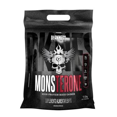 Imagem de Hipercalórico Darkness Monsterone Morango 3Kg Pouch