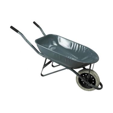 Imagem de Carrinho De Mão Em Aço Carbono Pneu Maciço Chapa 24mm 50l