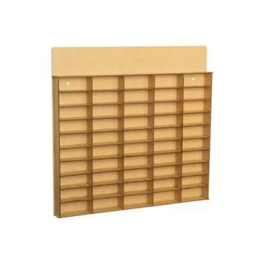 Imagem de Organizador Infantil Carrinhos Hot Wheels MDF 50 Cru - Casa Rosa Decor