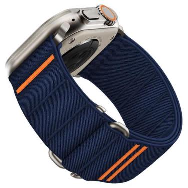 Imagem de Pulseira esportiva Apple Watch Suitisbest Ultra 49 mm azul meia-noite