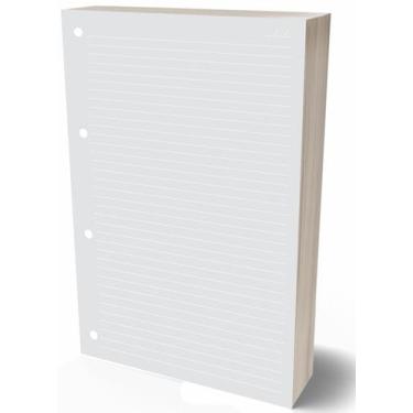 Imagem de Refil Argolado 90g 80 Folhas Pauta Branca Caderno Fichario - Best