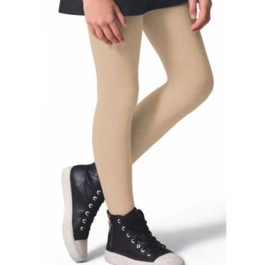 Imagem de Meia Calça Infantil Fio 80 Opaca Selene 9555-001, Bege, G