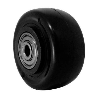 Imagem de Roda pvc preto 2 pol 50kg p/ rodízio - AJAX