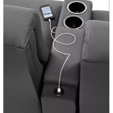 Imagem de Tomada Com 2 Porta Usb Pop De Embutir Na Mesa E Sofá - RGM STORE