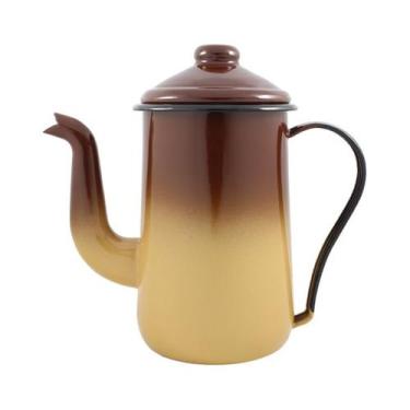 Imagem de Bule Esmaltado para Café 1,5 litros Nr 14 - Ewel, Marrom