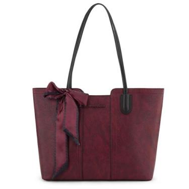 Imagem de Sacola Montana West MWC-323BDY Burgundy em material sintético