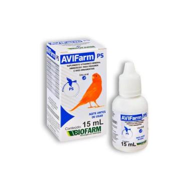 Imagem de AviFarm PS Suplemento Vitamínico 15ml Aves BioForm - BioFarm