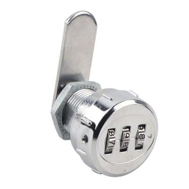 Imagem de LiebeWH Bloqueio Codificado por Segurança de Senha de Aço Inoxidável Conveniente para Armários Caixas de Ferramentas Gavetas Caixas de Correio, 1000 Combinações para a Escola de Escritório Em Casa,