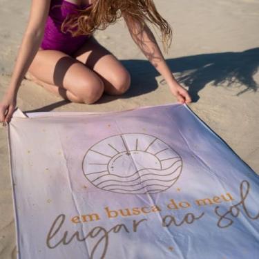 Imagem de Canga De Praia 140x75cm - Meu Lugar ao Sol