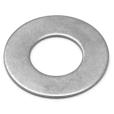 Imagem de Arruela Lisa Inox 1/4" Com 100 Peças - 000098