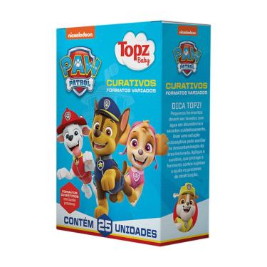 Imagem de Curativos Topz Baby Patrulha Canina 25 Unidades