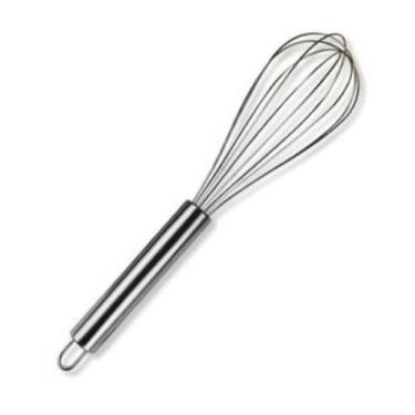 Imagem de Batedor Fouet Profissional Tipo Pera Inox Ovos Claras Massa Bolo - WR 