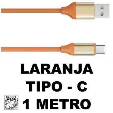 Imagem de Cabo 2 Metros Carregador Silicone 1 e 2 Metros Colorido Iphone V8 e Ty