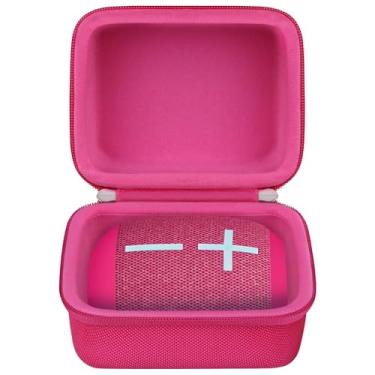 Imagem de Elonbo Estojo de transporte para Ultimate Ears WONDERBOOM 4/3/2 alto-falante portátil Bluetooth à prova d'água, alto-falante sem fio WONDERBOOM 4, capa de armazenamento de viagem, bolso de malha extra