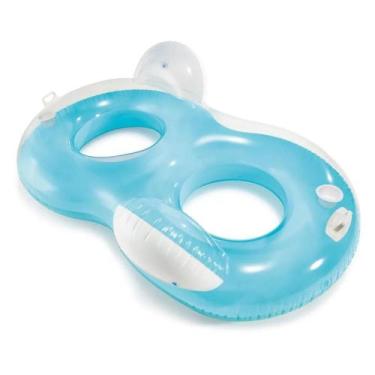 Imagem de Bóia Inflável Dupla para Piscina 2 Pessoas Intex