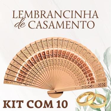 Imagem de Leques Japonês em Madeira Lembrancinha de Casamento Noivado Bodas ou F