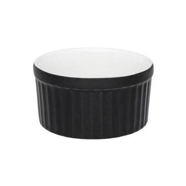 Imagem de Conjunto de 6 Ramequins 10x5cm 180ml Preto e Branco - Oxford