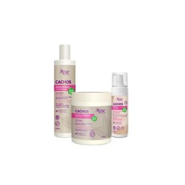 Imagem de Kit apice cachos finalizadores ativador gelatina e mousse