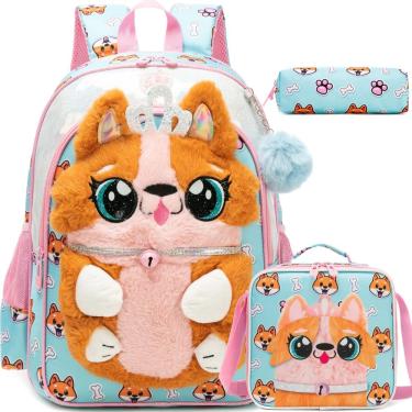 Imagem de Mochila Meetbelify Kids for Girls School com lancheira 6-8Y
