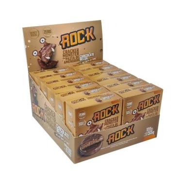 Imagem de Cracker Monster Chocolate Belga Alfajor Proteico com Whey Protein Rock