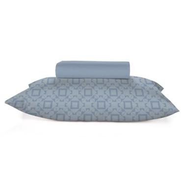 Imagem de Jogo Roupa de Cama Solteiro Simples 2 peças, 100% algodão 150 fios Teka Diamante