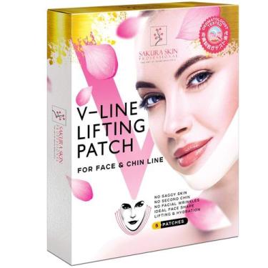 Imagem de Máscara facial SWISSÖKOLAB V Shape Lifting Up Chin Reducer 5 unidades